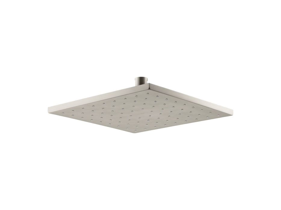 KOHLER K-13696-G Contemporary 10" square single-function rainhead, 1.75 gpm