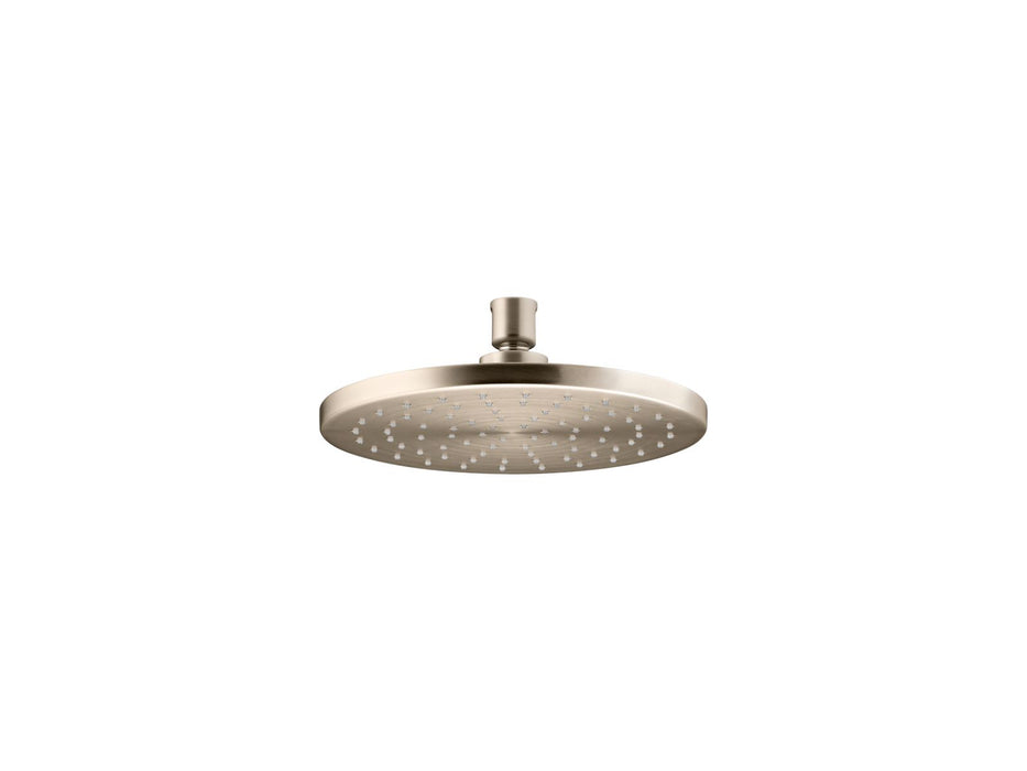 KOHLER K-13688-G Contemporary round 8" single-function rainhead, 1.75 gpm