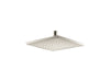 KOHLER K-13695-G Contemporary 8" square single-function rainhead, 1.75 gpm