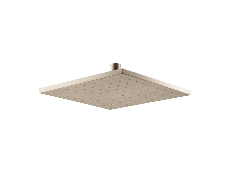 KOHLER Contemporary Square 10" single-function rainhead, 2.5 gpm