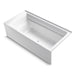 KOHLER K-1125-RAW Archer 72" x 36" alcove bath with Bask heated surface, alcove, right drain