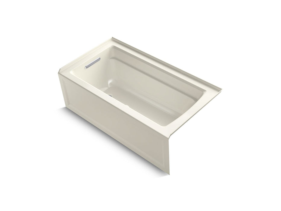 KOHLER K-1123-LA Archer 60" x 32" alcove bath, left drain
