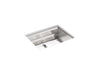 KOHLER K-23650 Prolific 23" undermount single-bowl workstation kitchen sink