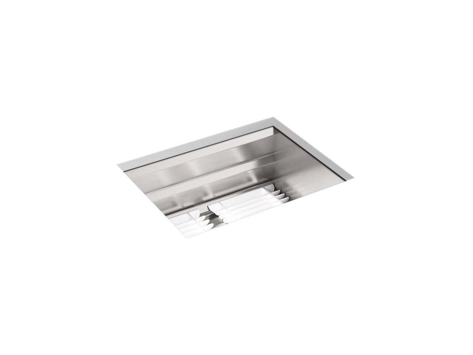 KOHLER K-23650 Prolific 23" undermount single-bowl workstation kitchen sink