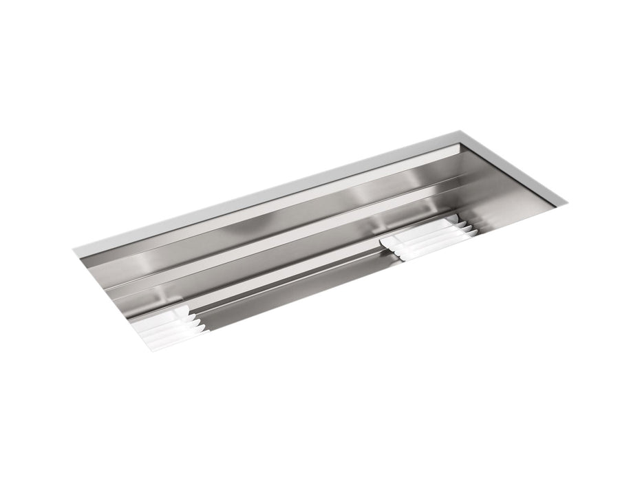KOHLER K-23652 Prolific 44" undermount single-bowl workstation kitchen sink
