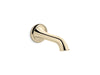 KOHLER K-72791 Artifacts Wall-mount bath spout with flare design