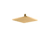 KOHLER K-13695-G Contemporary 8" square single-function rainhead, 1.75 gpm