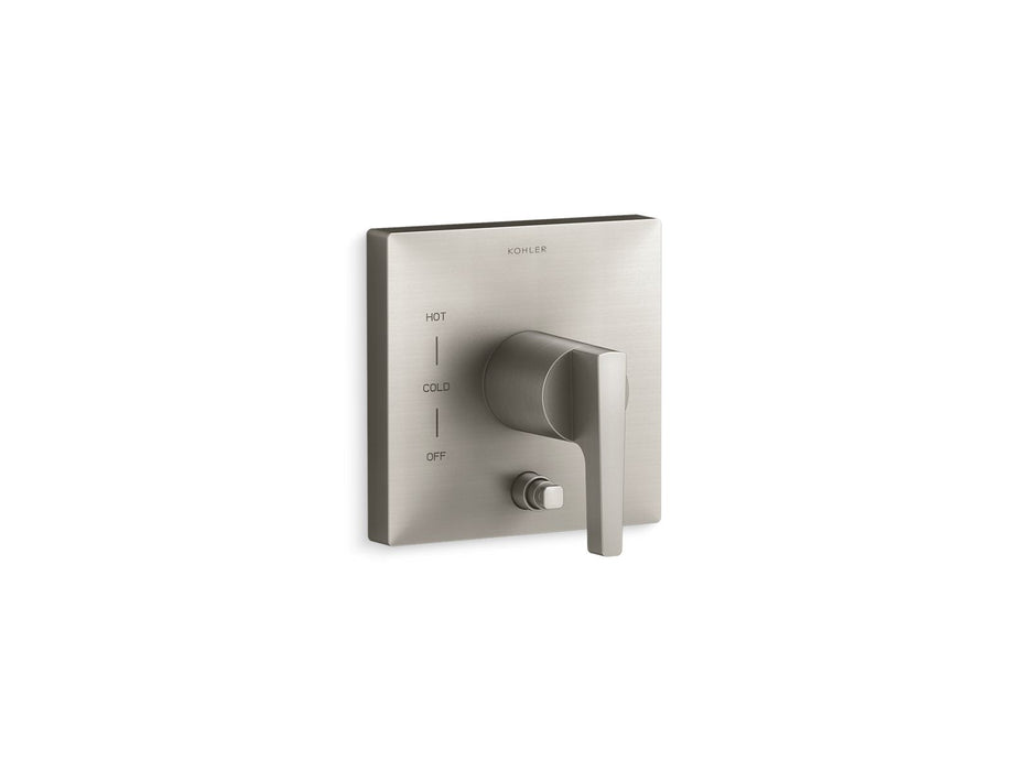 KOHLER K-T99762-4 Honesty Rite-Temp valve trim with push-button diverter
