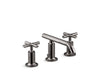 KOHLER K-14410-3 Purist Widespread bathroom sink faucet with Cross handles, 1.2 gpm