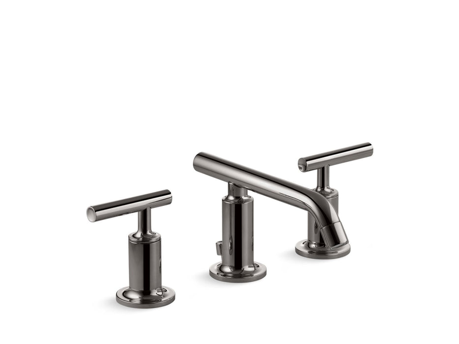 KOHLER K-14410-4 Purist Widespread bathroom sink faucet with Lever handles, 1.2 gpm
