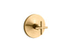 KOHLER Purist MasterShower temperature control valve trim with cross handle