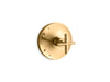 KOHLER K-TS14423-3 Purist Rite-Temp valve trim with cross handle