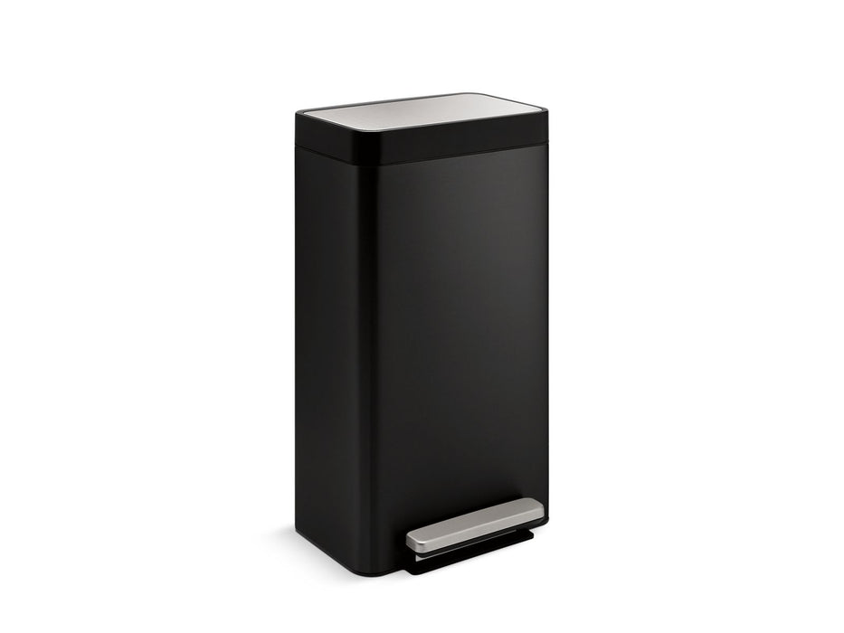 KOHLER K-20941 8-gallon loft stainless steel step trash can