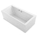 KOHLER K-24010-W1 Stargaze 60" x 34" freestanding bath with Bask heated surface and straight shroud