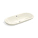 KOHLER K-20213-B Iron Plains 33" oval drop-in/undermount/vessel bathroom sink with Biscuit painted underside