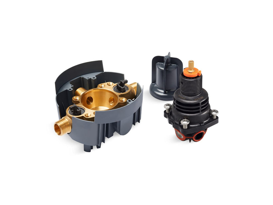 KOHLER K-P28304-KS Rite-Temp Thermostatic valve body and cartridge kit with service stops, project pack