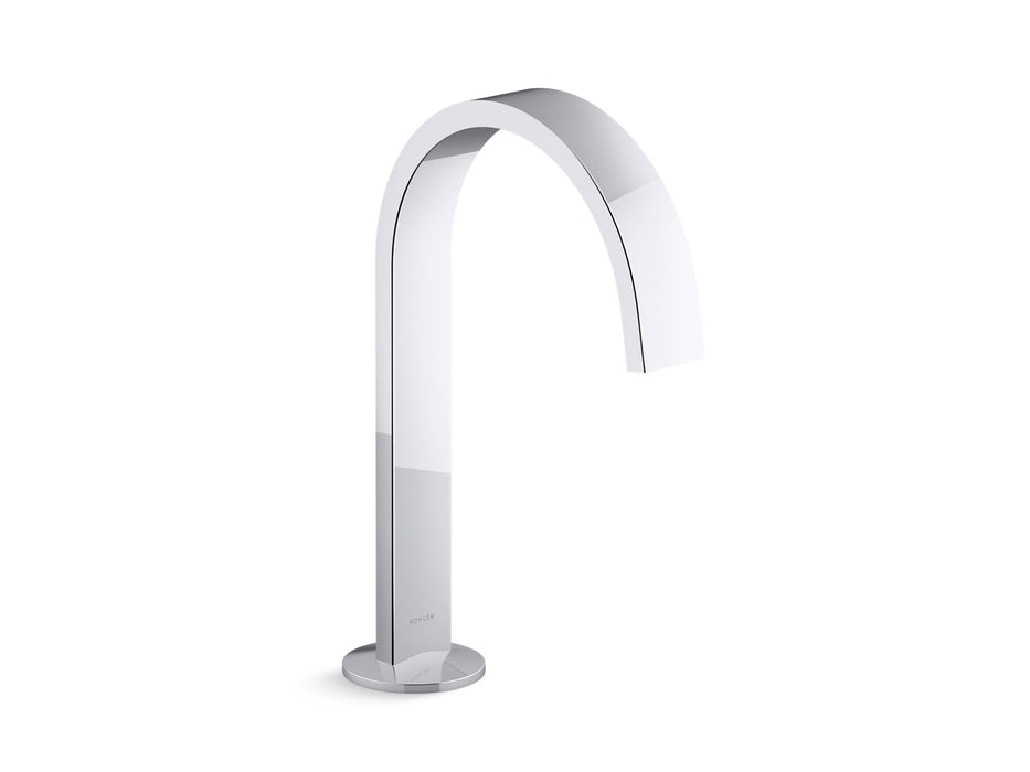 KOHLER K-77968 Components Bathroom sink faucet spout with Ribbon design, 1.2 gpm