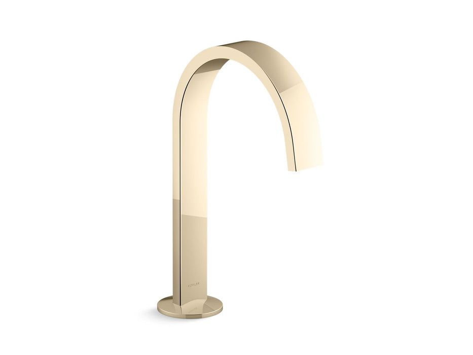 KOHLER K-77968 Components Bathroom sink faucet spout with Ribbon design, 1.2 gpm