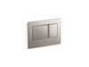 KOHLER K-8857 Bevel Flush actuator plate for 2"x4" in-wall tank and carrier system