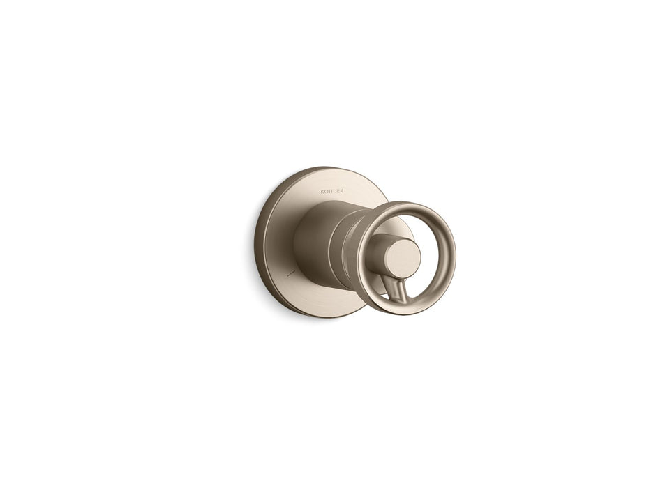 KOHLER Components MasterShower transfer valve trim with Industrial handle