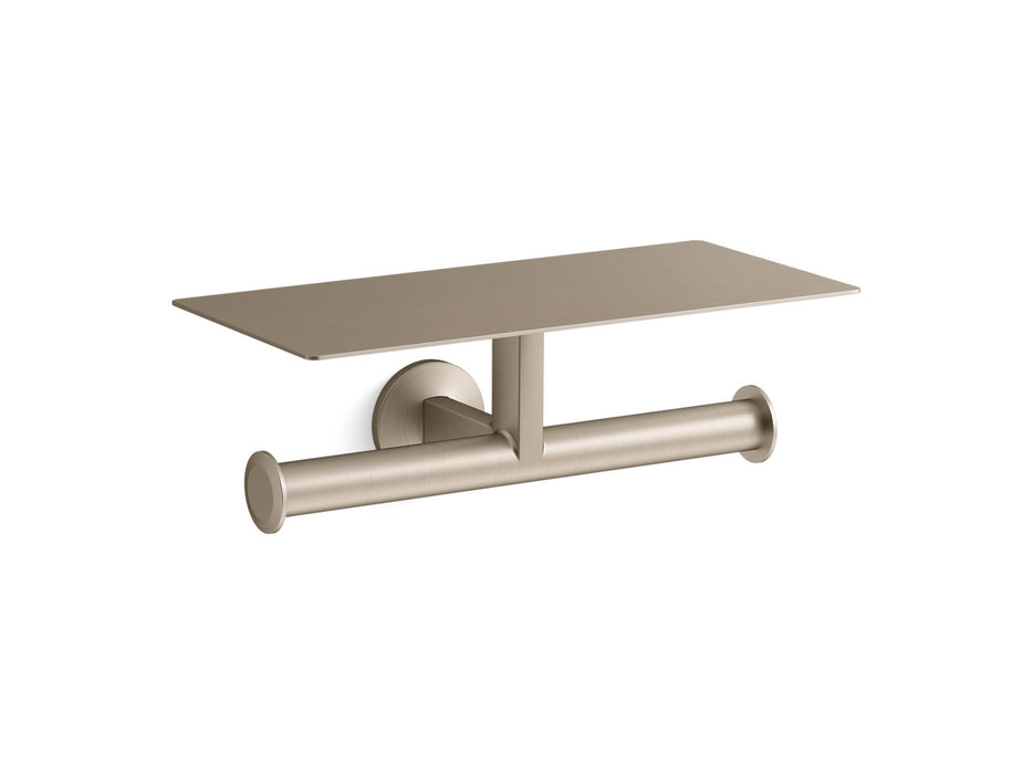 KOHLER Components Covered double toilet paper holder