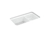 KOHLER K-8204 Cairn 33-1/2" undermount double-bowl kitchen sink