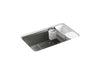 KOHLER K-5871-5UA3 Riverby 33" undermount single-bowl workstation kitchen sink