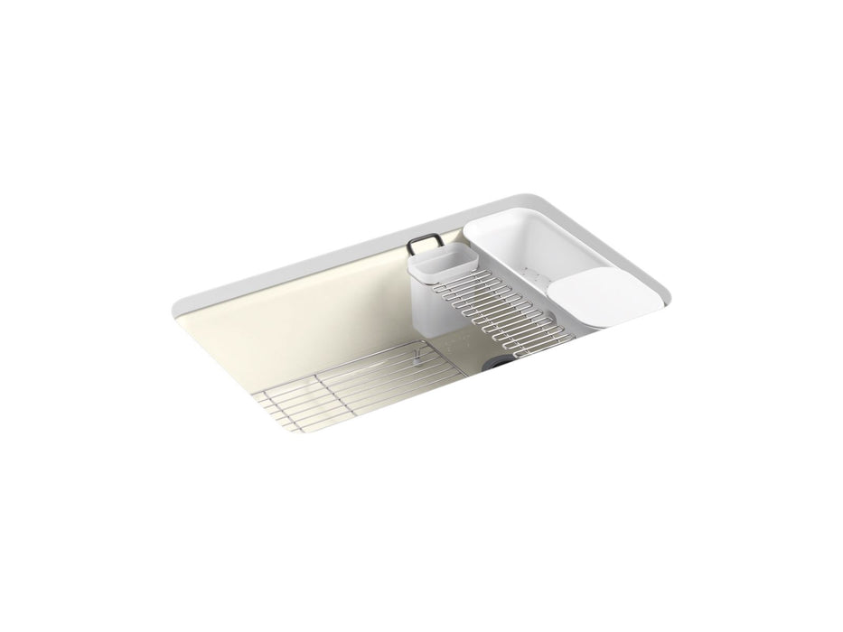 KOHLER K-5871-5UA3 Riverby 33" undermount single-bowl workstation kitchen sink