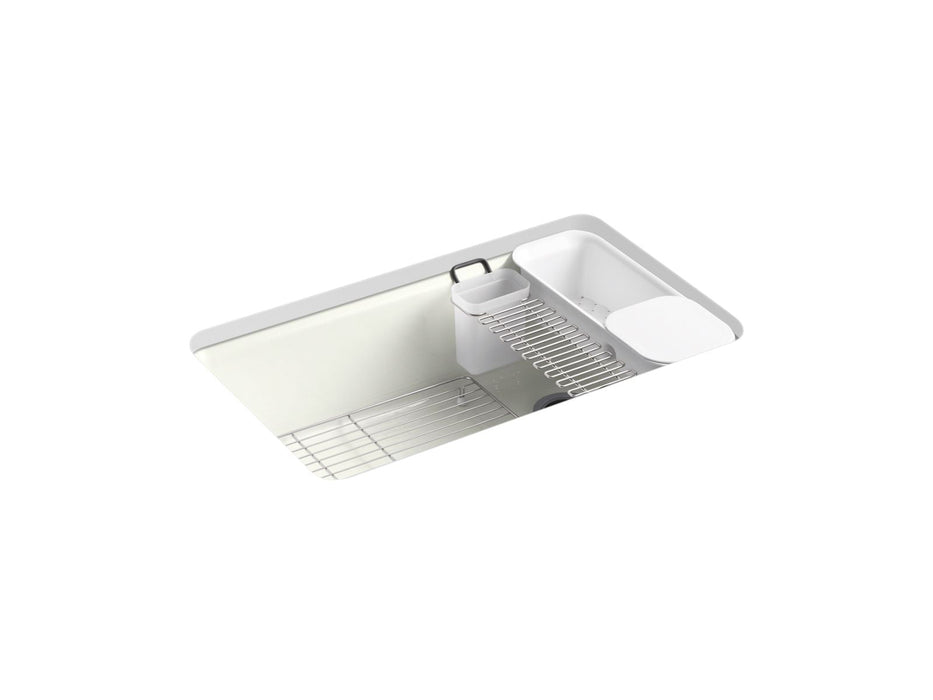 KOHLER K-5871-5UA3 Riverby 33" undermount single-bowl workstation kitchen sink