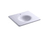 KOHLER Iron/Impressions 25" Enameled cast iron vanity top with integrated round sink