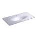KOHLER Iron/Impressions 43" Enameled cast iron vanity top with integrated oval sink