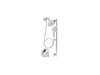 KOHLER K-22180-G Forte Showering Kit, 1.75 gpm