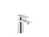 KOHLER K-23472-4N Parallel Single-handle bathroom sink faucet, 0.5 gpm