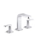 KOHLER K-23484-4N Parallel Widespread bathroom sink faucet, 0.5 gpm