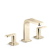 KOHLER K-23484-4N Parallel Widespread bathroom sink faucet, 0.5 gpm