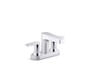 KOHLER K-97031-4 Taut Centerset bathroom sink faucet, 1.2 gpm