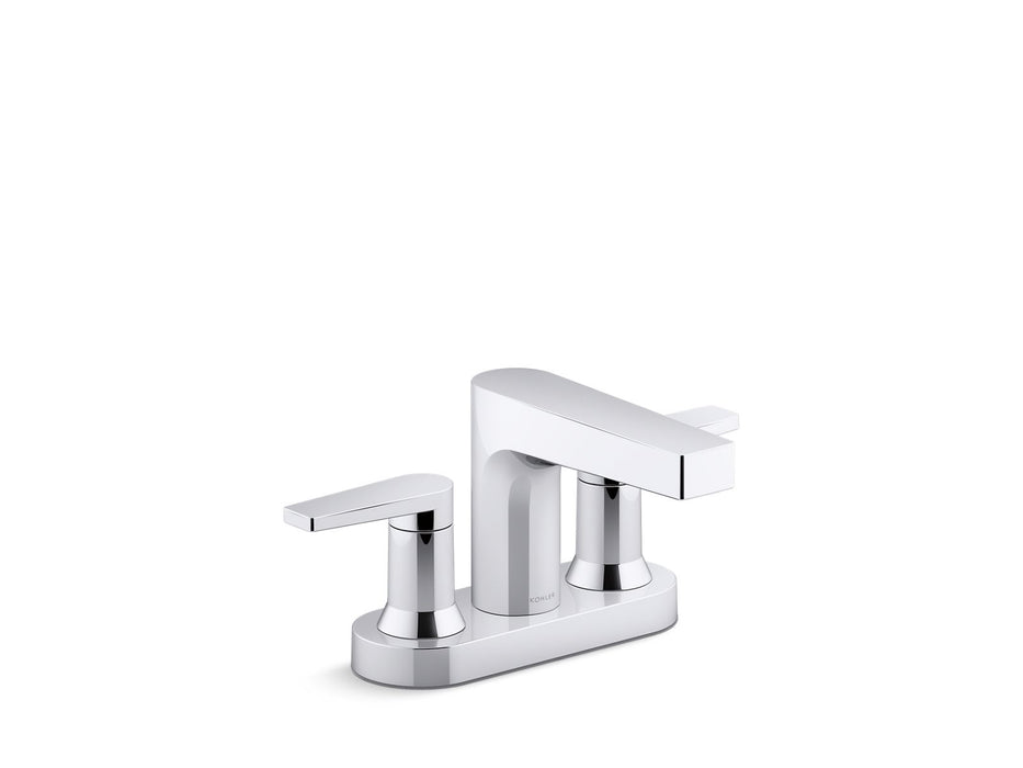 KOHLER K-97031-4 Taut Centerset bathroom sink faucet, 1.2 gpm