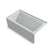 KOHLER K-1122-XGHLA Archer 60" x 32" alcove Heated BubbleMassage air bath and whirlpool, left drain