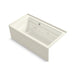 KOHLER K-1122-XGHRA Archer 60" x 32" alcove Heated BubbleMassage air bath and whirlpool, right drain