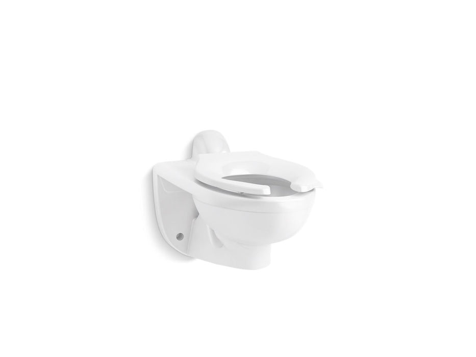 KOHLER K-84323-L Kingston Ultra Wall-mount rear spud flushometer bowl