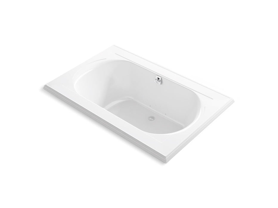 KOHLER K-1170-GHW Memoirs 66" x 42" drop-in Heated BubbleMassage air bath with Bask heated surface