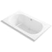 KOHLER K-1418-GHW Memoirs 72" x 42" drop-in Heated BubbleMassage air bath with Bask heated surface
