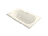 KOHLER K-1418-GHW Memoirs 72" x 42" drop-in Heated BubbleMassage air bath with Bask heated surface