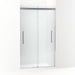 KOHLER K-707601-8D3 Pleat Frameless sliding shower door, 79-1/16" H x 44-5/8 - 47-5/8" W, with 5/16" thick Frosted glass