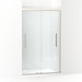 KOHLER K-707601-8L Pleat Frameless sliding shower door, 79-1/16" H x 44-5/8 - 47-5/8" W, with 5/16" thick Crystal Clear glass