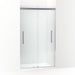 KOHLER K-707601-8L Pleat Frameless sliding shower door, 79-1/16" H x 44-5/8 - 47-5/8" W, with 5/16" thick Crystal Clear glass