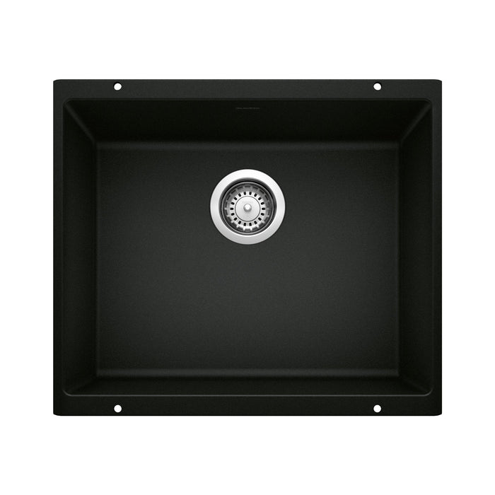 BLANCO 442933 Precis 21" Single Bowl Kitchen Sink - Coal Black