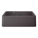 BLANCO 402326 Ikon 33" Apron Double Bowl Farmhouse Sink with Low Divide - Cinder