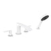 hansgrohe Vivenis 4-Hole Roman Tub Set Trim with 1.75 GPM Handshower