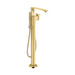 AXOR Edge Freestanding Tub Filler Trim with 1.75 GPM Handshower